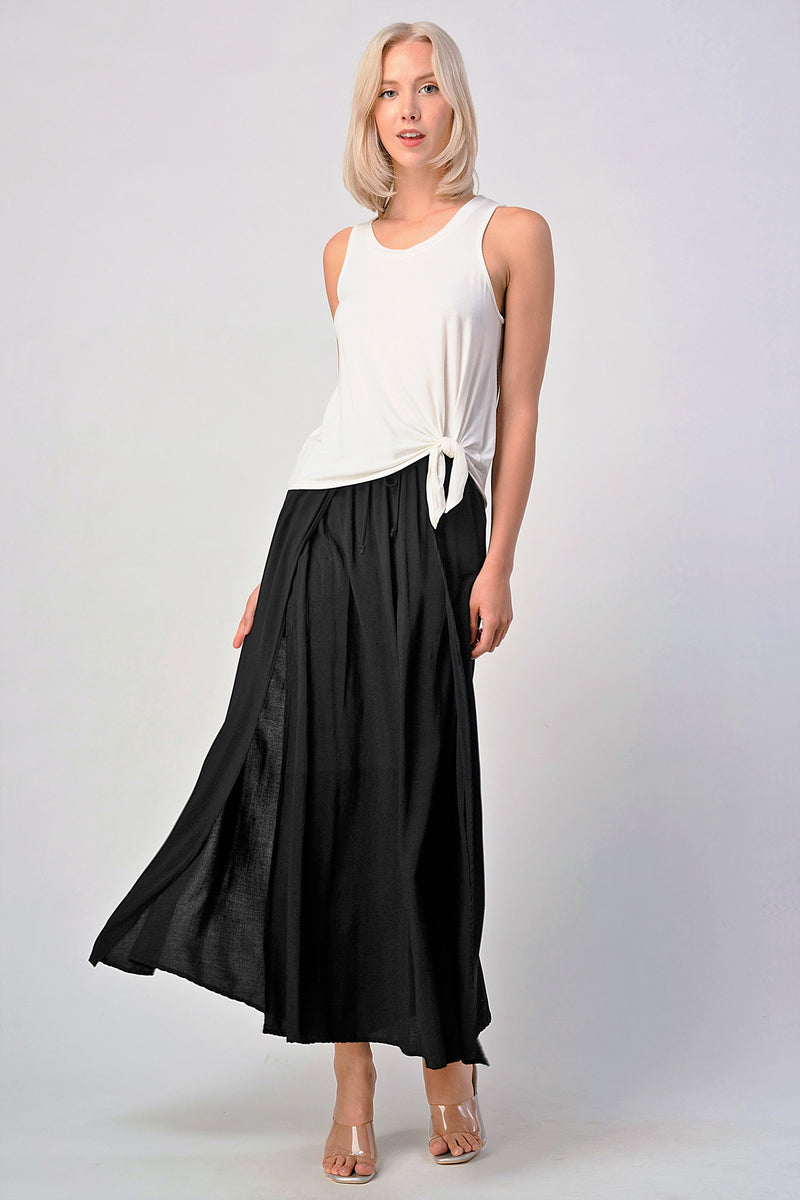 Flowy Maxi Skirt with Slits