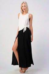 Flowy Maxi Skirt with Slits