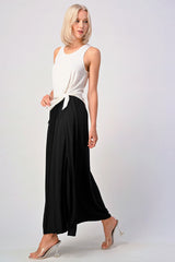 Flowy Maxi Skirt with Slits