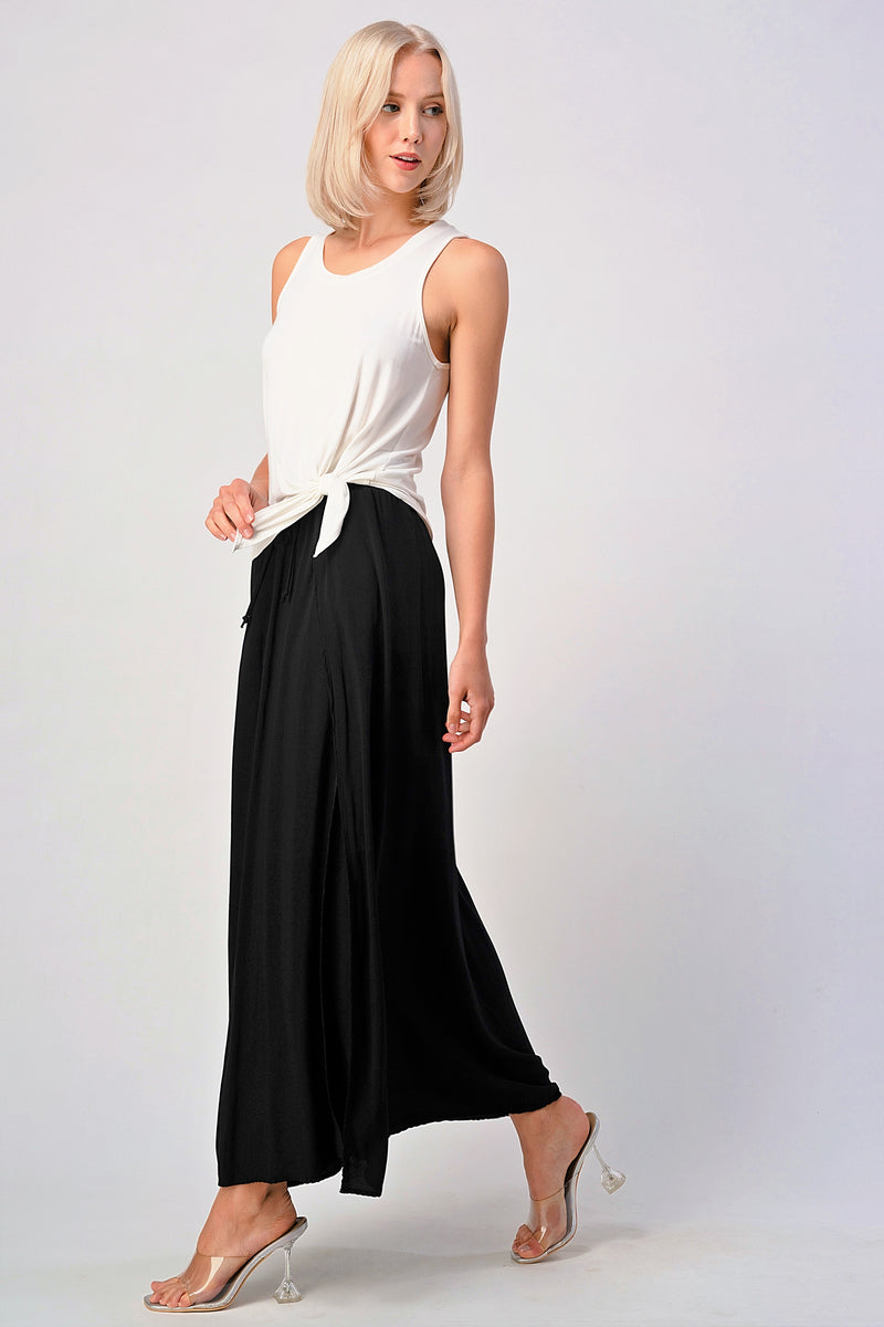 Flowy Maxi Skirt with Slits